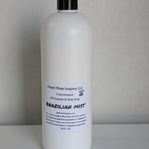 Brazilian Mist Purple Plum Soapery All Purpose & Mop Soap-Concentrated-32 oz.